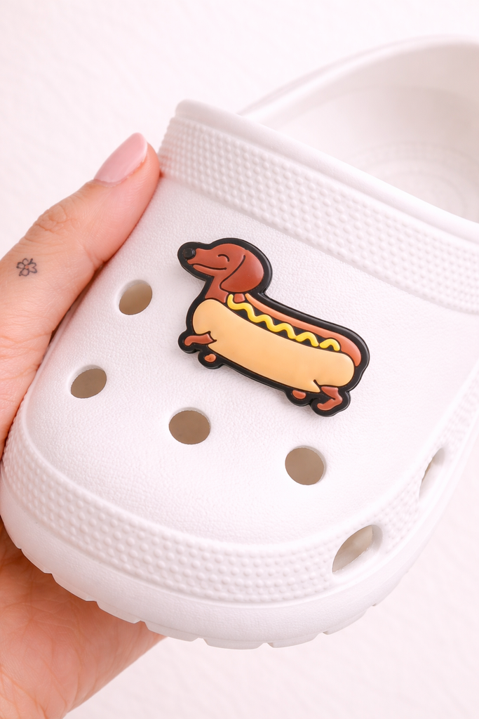 Clog Charm: Weiner Dog Hot Dog