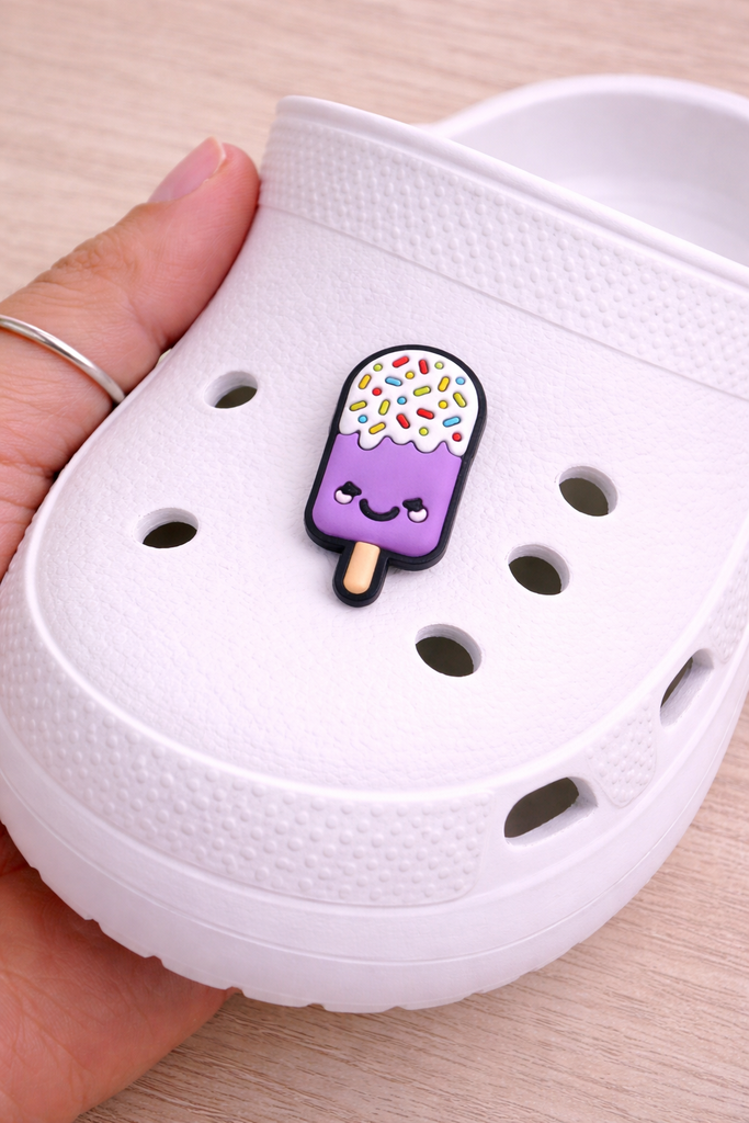 Clog Charm: Sprinkle Popsicle